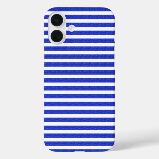 Coques Case-Mate iPhone Boîtier téléphonique géométrique bleu chic (Verso)