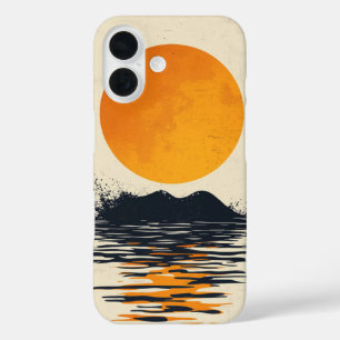 Coques iPhone 16 Boîtier téléphonique Golden Sea Sunset