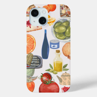 Coque Pour iPhone 15 Boîtier téléphonique Gourmet Food Collector