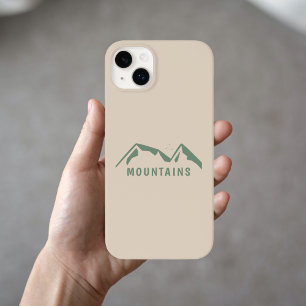 Coque Pour iPhone 14 Plus Boîtier téléphonique Green Mountains