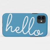 Coques Case-Mate iPhone Boîtier téléphonique Hello (Dos (Horizontal))