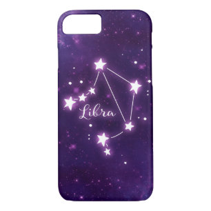 Coque iPhone 8/7 Boîtier téléphonique Libra Zodiac Constellation