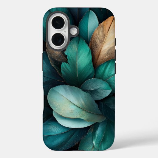 Coques Case-Mate iPhone Boîtier téléphonique Luxe Peacock Iridescente (Verso)