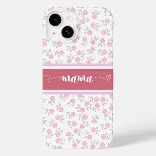 Coques Case-Mate iPhone Boîtier téléphonique "Mama" floral (Verso)