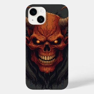 Coque Pour iPhone 14 Boîtier téléphonique Mascotte en métal mort