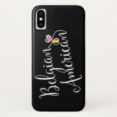 Coques Case-Mate iPhone Boîtier téléphonique mobile Belge Américain Entwin (Dos)