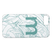 Coques Case-Mate iPhone Boîtier téléphonique Monogramme (Dos (Horizontal))