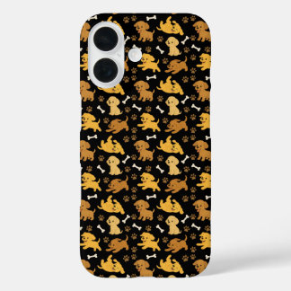 Coques iPhone 16 Boîtier téléphonique Motif chien mou