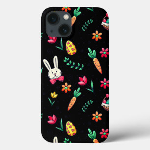 Case-Mate iPhone Case Boîtier téléphonique Motif de Pâques noir