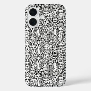 Coques iPhone 16 Boîtier téléphonique Motif en tête de chien