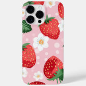 Coques Case-Mate iPhone Boîtier téléphonique Motif fraise (Verso)
