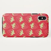 Coques Case-Mate iPhone Boîtier téléphonique Motif fraise - Rouge (Dos (Horizontal))