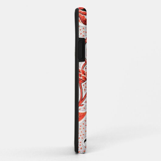 Coques Case-Mate iPhone Boîtier téléphonique Motif Orange Dots (Dos/Droite)