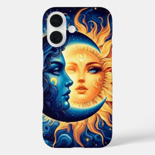 Coques iPhone 16 Boîtier téléphonique mystique Sun et Moon
