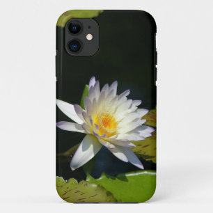 Coque iPhone 11 Boîtier téléphonique Nénuphar blanc