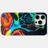 Coques Case-Mate iPhone Boîtier téléphonique Neon Abstrait Fluid Art (Verso (horizontal))