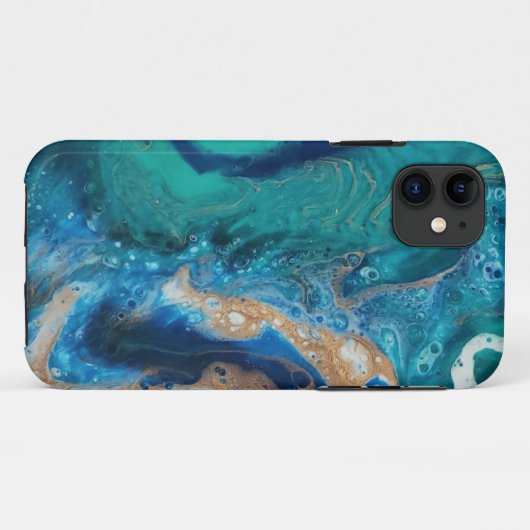 Coques Case-Mate iPhone Boîtier téléphonique Ocean Geode (Dos (Horizontal))