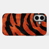 Coques Case-Mate iPhone Boîtier téléphonique Orange et Noir Tiger (Verso (horizontal))