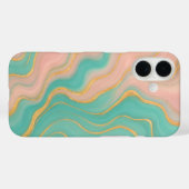 Coques Case-Mate iPhone Boîtier téléphonique Pastel Marble Waves (Verso (horizontal))