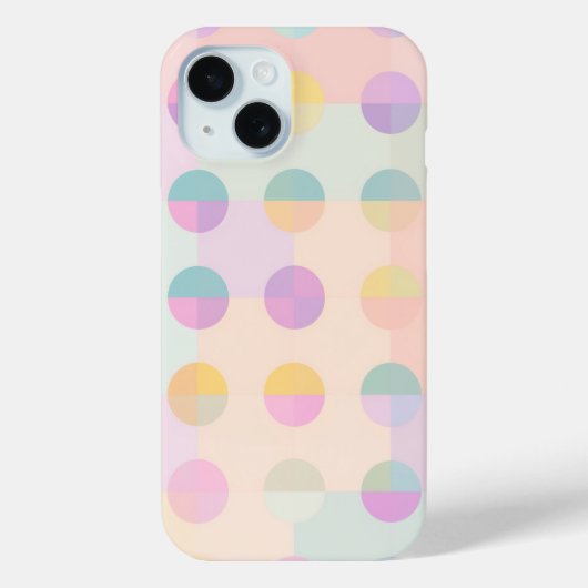 Coques Case-Mate iPhone Boîtier téléphonique Pastel Polka (Verso)