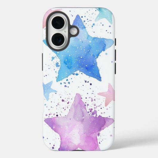 Coques Case-Mate iPhone Boîtier téléphonique Pastel Stardust Dream Watercl (Verso)