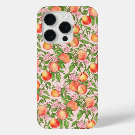 Coques Case-Mate iPhone Boîtier téléphonique Peach Blossom (Verso)