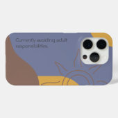 Coques Case-Mate iPhone Boîtier téléphonique personnalisable avec Slogan (Verso (horizontal))