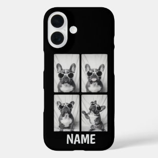 Coques iPhone 16 Boîtier téléphonique personnalisé Bulldog Portrait
