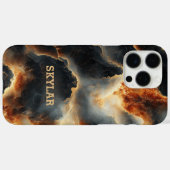 Coques Case-Mate iPhone Boîtier téléphonique personnalisé en feu cosmique (Verso (horizontal))