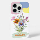 Coques Case-Mate iPhone Boîtier téléphonique personnalisé Fleur sauvage iP (Verso)