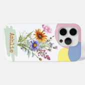 Coques Case-Mate iPhone Boîtier téléphonique personnalisé Fleur sauvage iP (Verso (horizontal))