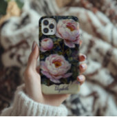 Coques Case-Mate iPhone Boîtier téléphonique personnalisé Peonies roses Vi