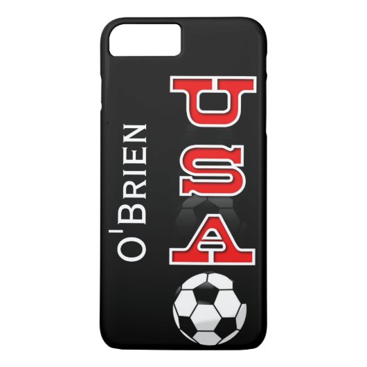 Coques Case-Mate iPhone Boîtier téléphonique personnalisé USA soccer (Dos)