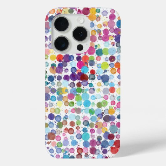 Coques Case-Mate iPhone Boîtier téléphonique Pixel Pointe Polka (Verso)