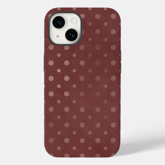 Coque Pour iPhone 14 Boîtier téléphonique Pois de Bourgogne