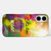 Coques Case-Mate iPhone Boîtier téléphonique pour amateurs de vin de raisi (Verso (horizontal))