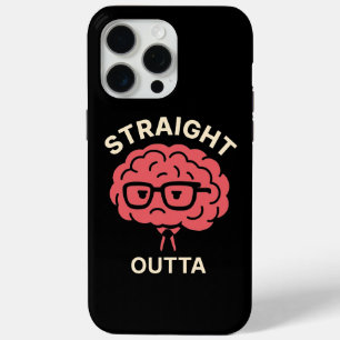 Coque iPhone 15 Pro Max Boîtier téléphonique pour cerveau drôle - Humour d