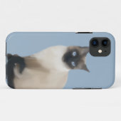 Coques Case-Mate iPhone Boîtier téléphonique pour chats de Siamese (Dos (Horizontal))