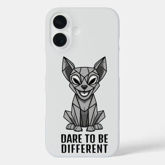 Coques Case-Mate iPhone Boîtier téléphonique pour chien géométrique (Verso)