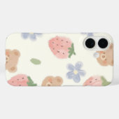 Coques Case-Mate iPhone Boîtier téléphonique pour Iphone Swewbear Strawbea (Verso (horizontal))