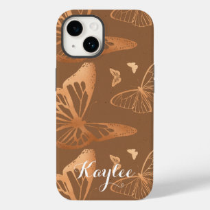 Coque Pour iPhone 14 Boîtier téléphonique pour papillon de nuit personn