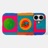 Coques Case-Mate iPhone Boîtier téléphonique pour pop couleur géométrique (Verso (horizontal))