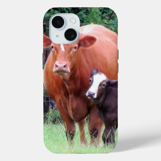 Coques Case-Mate iPhone Boîtier téléphonique pour vache et veau (Verso)