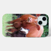 Coques Case-Mate iPhone Boîtier téléphonique pour vache et veau (Verso (horizontal))