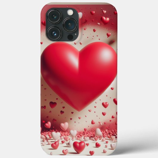 Coques Case-Mate iPhone Boîtier téléphonique Red Heart (Verso)