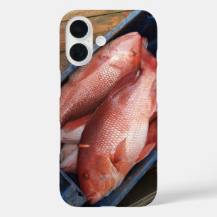 Coques iPhone 16 Boîtier téléphonique Red Snapper Fish