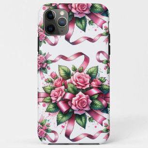 Case-Mate iPhone Case Boîtier téléphonique Roses et Rubans roses
