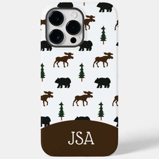 Coques Case-Mate iPhone Boîtier téléphonique rustique de l'orignal et de l (Verso)