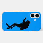 Coques Case-Mate iPhone Boîtier téléphonique - Scuba Diver (Verso (horizontal))