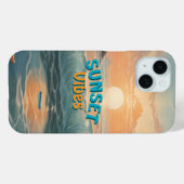 Coques Case-Mate iPhone Boîtier téléphonique Sunset Sea View (Verso (horizontal))
